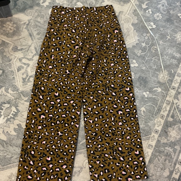 Maeve Colette Leopard Print Wide-Leg Pants - Picture 3 of 4